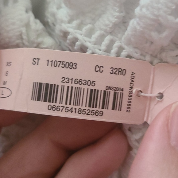 Victoria's Secret White Crochet Bikini Bottom, L - Picture 5 of 5